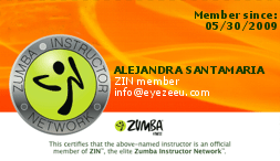 Certified Zumba Instructor